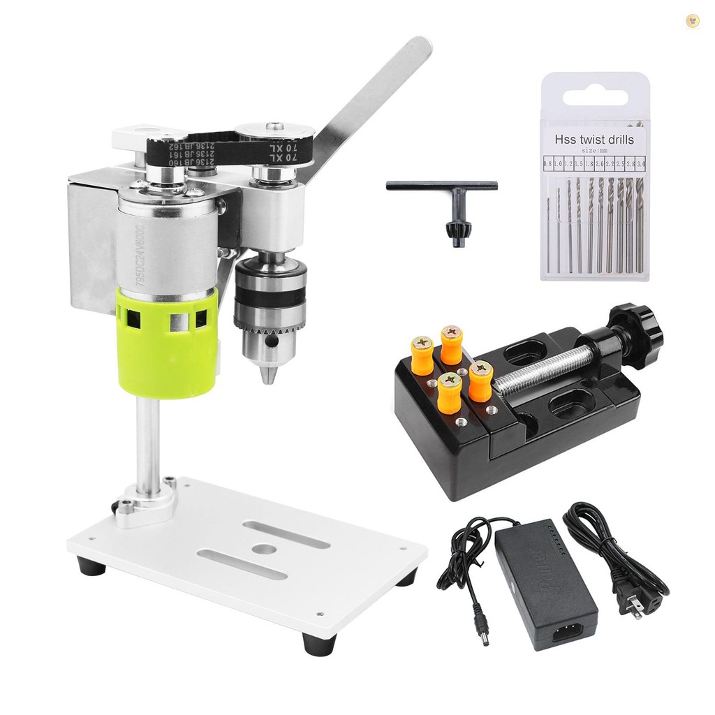 Mini Bench Drill Press Small Benchtop Drill Press High Precison 7-Speed Low Noise ขนาดกะทัดรัดเดสก์ท