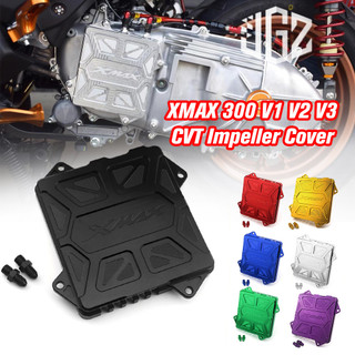 JGZ For YAMAHA XMAX300 v1 v2 v3 Cover CNC Tutup CVT Air Filter Impeller Guard