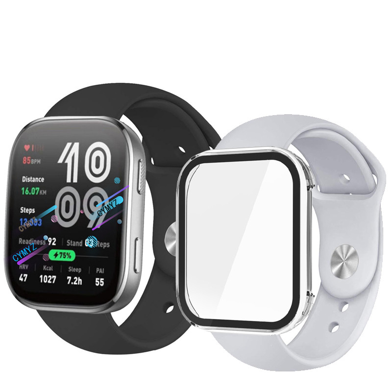 สาย Amazfit Bip 6 สายซิลิโคนสําหรับสาย Amazfit Bip6 สายรัดข้อมือกีฬา Amazfit Bip 6 เคสปกป้องหน้าจอ