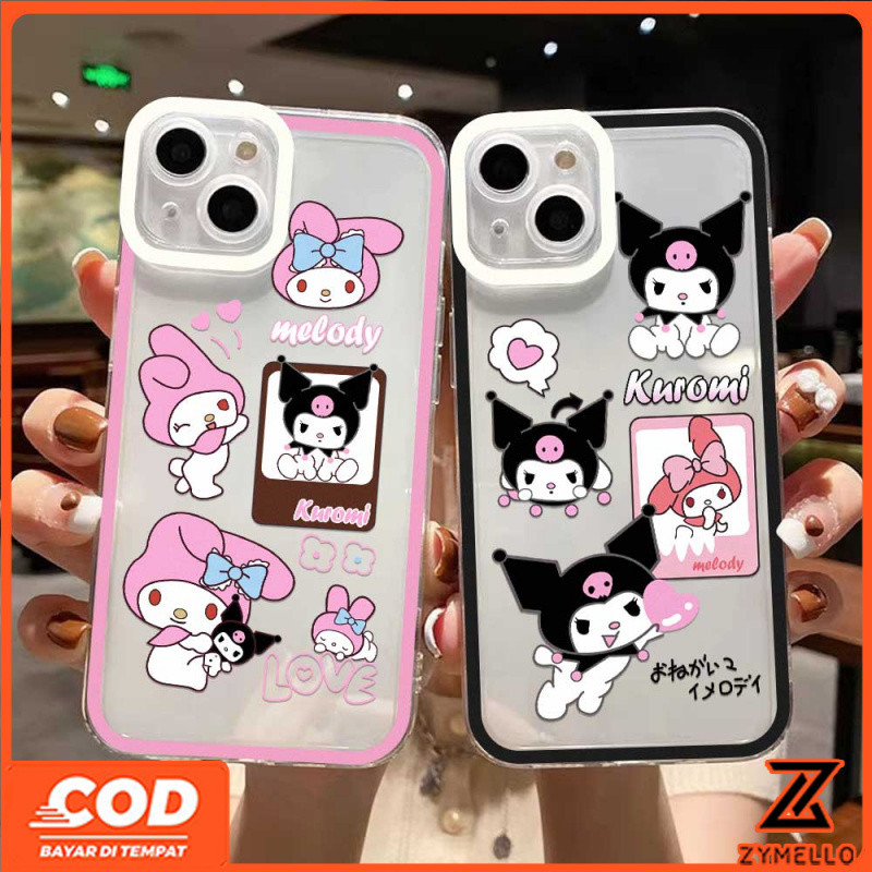 สําหรับOPPO A6PRO Reno 14F Reno 14Pro Reno 13F Reno 13 5G Reno 13Pro 5G A3 A5X A5 5G A3X A5 PRO A3Pro Y04 Y29 V50 การ์ตูนโปร่งใสCuromiโทรศัพท์มือถือTPUกันกระแทกCa
