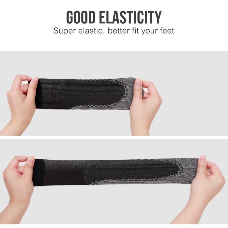 ถุงเท้าไหมสั้นคริสตัลหญิงฤดูร้อน / ถุงเท้ากํามะหยี่ยืดหยุ่นบางเฉียบโปร่งใส / ถุงเท้าประกบด้านล่างกันลื่น - รูปที่ 7