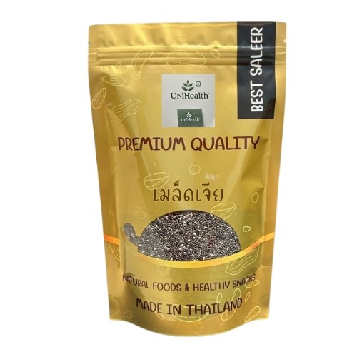 [ส่งด่วน] เมล็ดเจีย 500 กรัม | Chia Seeds เมล็ดเชีย เม็ดเจีย เกรด AAA พร้อมทาน เต็มเมล็ดใหญ่ Superfo
