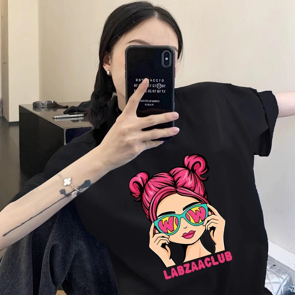 TeddyTee🎀เสื้อสาวอวบ ตัวใหญ่ ผ้าฝ้าย100% เสื้อผ้าแฟชั่นผู้หญิง สวมใส่สบาย เสื้อยืดผู้หญิง ไม่ต้องรีดผ้า S-4XL thumbnail 4