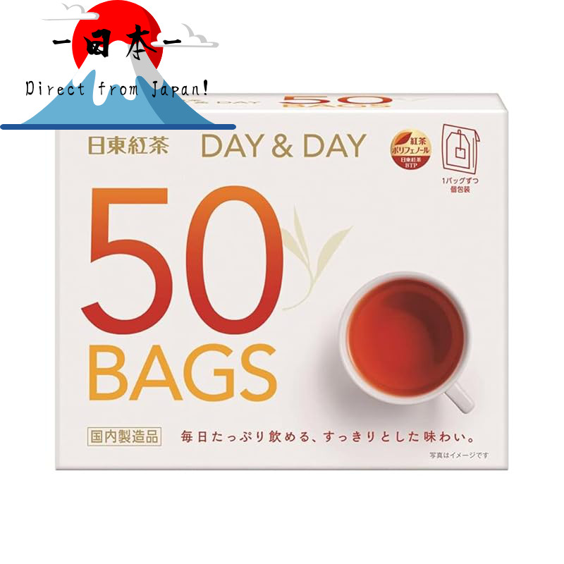 [Direct from Japan]
Nittoh Tea DAY&DAY Tea Bags - 50 & 100 Packs