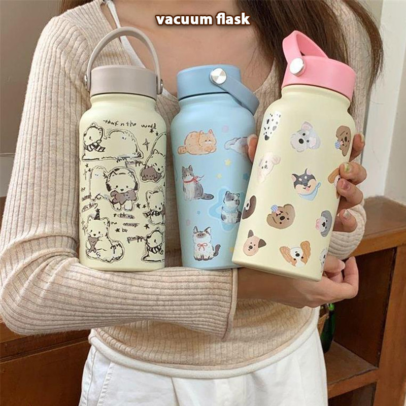 ถ้วยสูญญากาศ 900มิล สร้างสรรค์304สแตนเลสการ์ตูนสุนัขความจุขนาดใหญ่แก้วน้ําของขวัญวันเกิด T01268