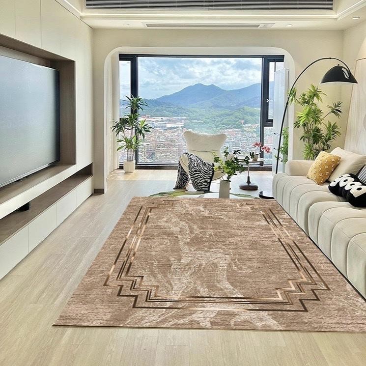 พรมปูพื้น โทนสีน้ำตา