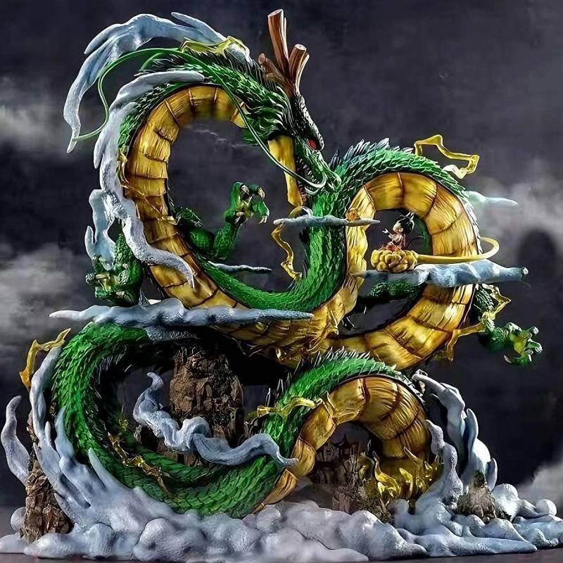 【Ready Stock】 Little Dragon and Little Wukong [Japanese Version] Dragon Ball Series GK Hand-Made Fashion Play Model Decoration Gift Muse IwOA