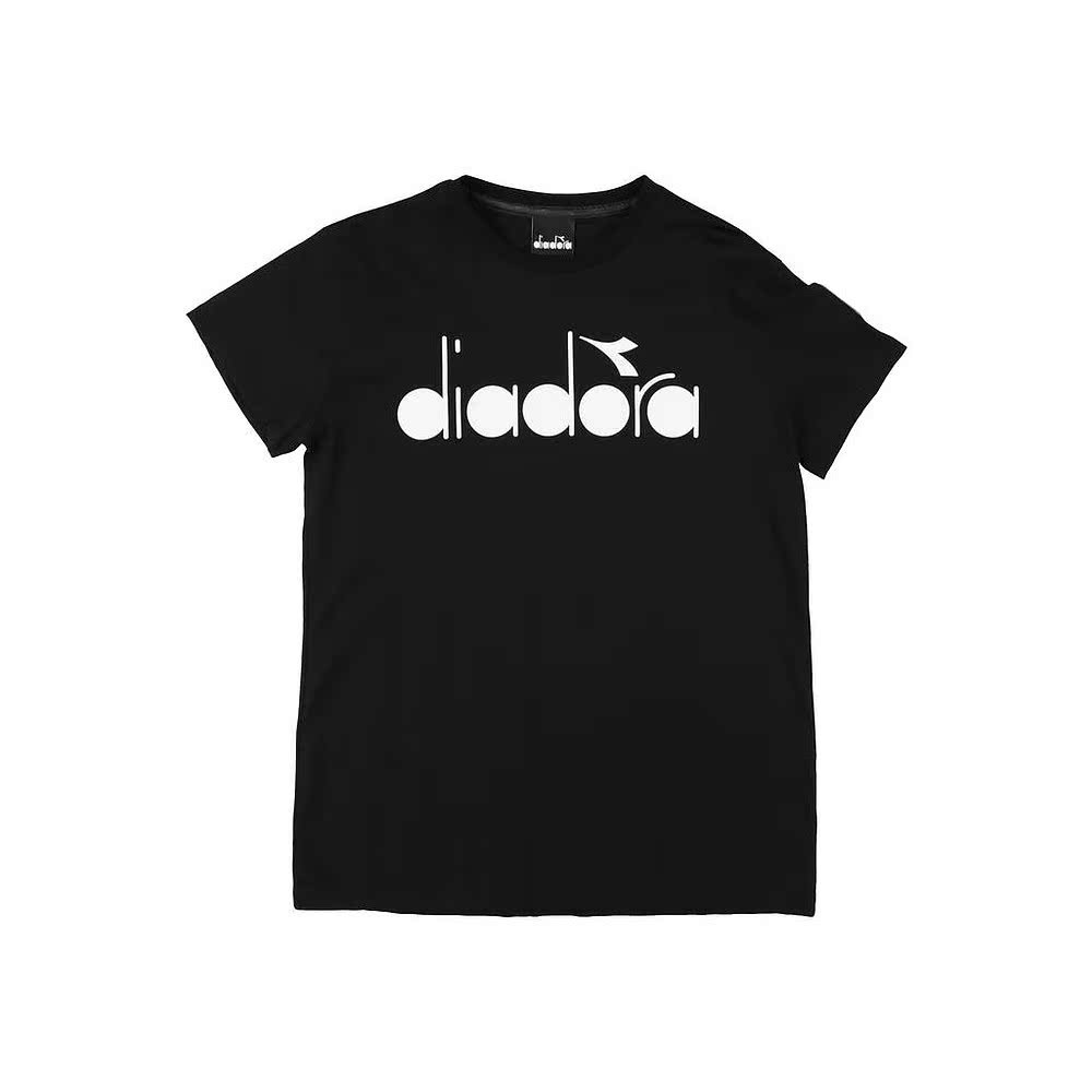 Diadora Mens Leisure เสื้อยืดผ้าฝ้ายพรีเมี่ยม 100% พิมพ์ลายเสื้อคอกลมแขนสั้น