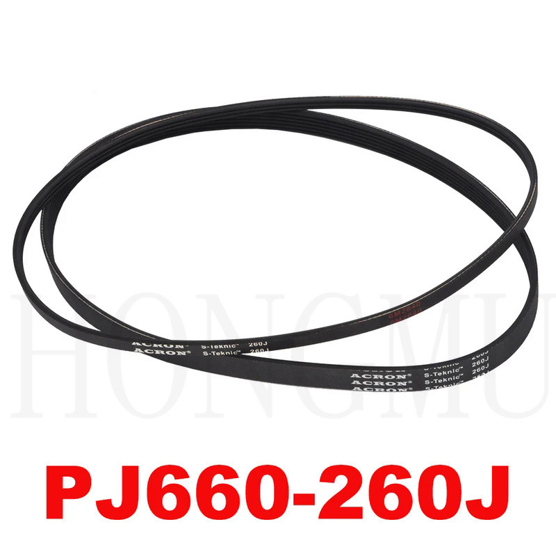 PJ660 V-Belt 3/4/5/6/7/8ซี่โครงสำหรับรุ่น RC มอเตอร์เกียร์เข็มขัด ntsa