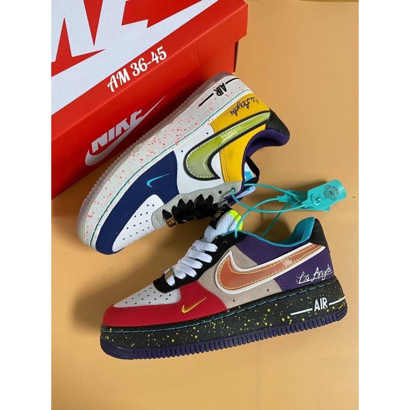 Nike Air Force 1 LV8 'what The la' รองเท้าผ้าใบ (size37-47)