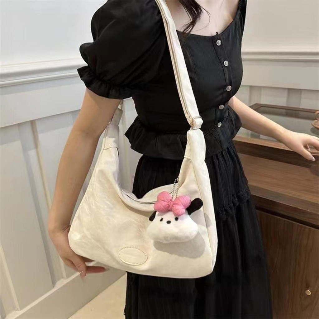 【พร้อมส่ง】miss bag fashion1 กระเป๋าสะพายข้าง กระเป๋าถือ สะพายไหล่ กระเป๋าหนัง แฟชั่นสไตล์เกาหลี