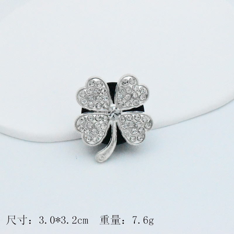 Full Diamond Bow Car Car Vent Aromatherapy Clip Perfume รูปที่ 5