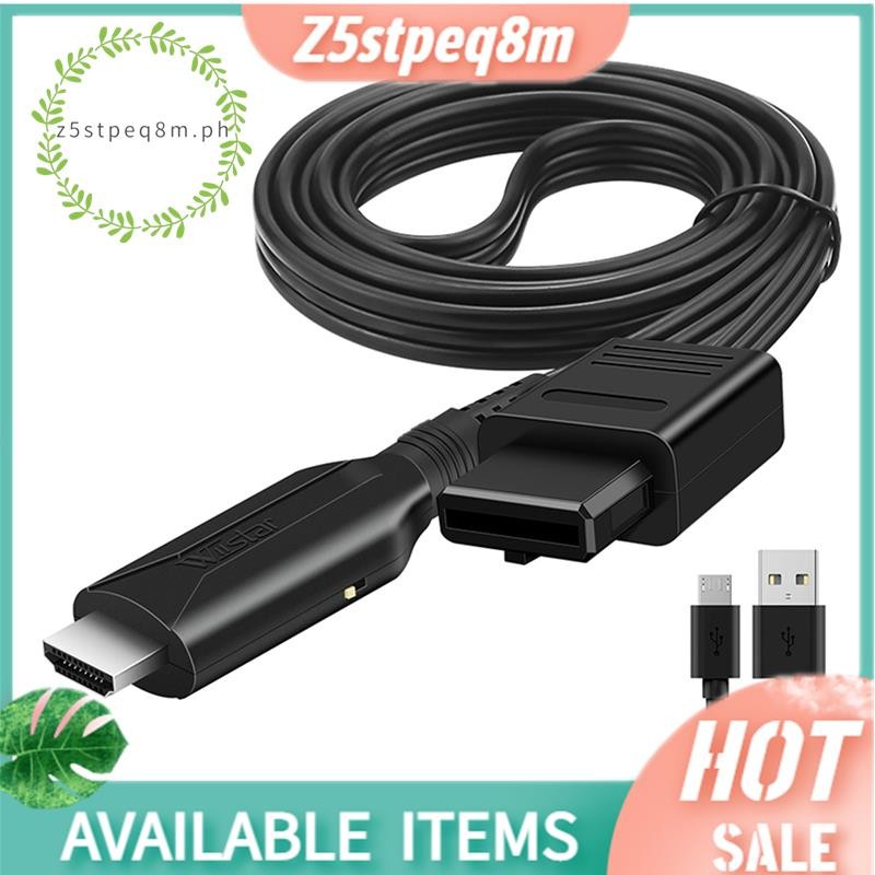 WIISTAR HD N64 to HDMI-Compatible Converter HD Link Cable สําหรับ N64/GameCube/SNES Plug and Play 10
