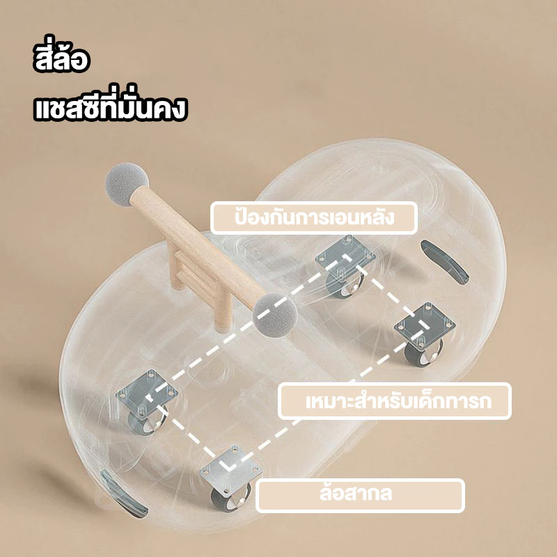 COD รถสามล้อเด็ก สกู๊ตเตอร์ รถบิด และรถบาลานซ์ ล้อสากล 360° มีเสียงมีไฟ รถบาลานซ์เด็ก - รูปที่ 5