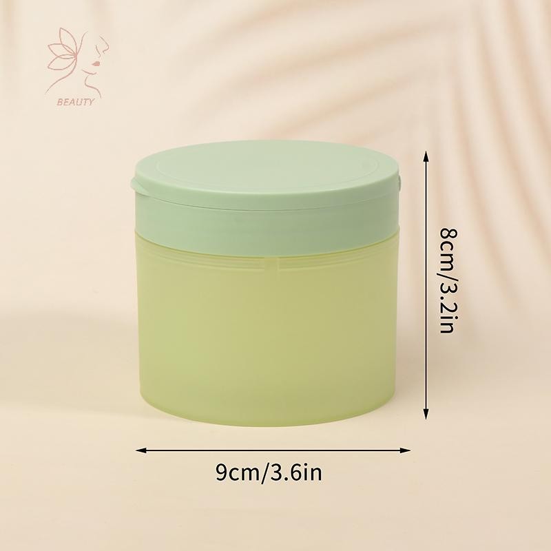 [maybeauty] 200g ขวดครีมพลาสติก PP Face Cream Jar โลชั่นรีฟิลครีมขวด Flip Cap กล่องผงฟันปากกว้างพร้อมช้อน {TH}