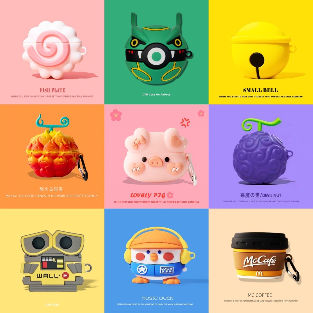 For Anker Soundcore K20i Case Cute Piggy Silicone Soft Case 3D Cartoon Robot Soundcore K20i Shockproof Shell Case Protective Cover