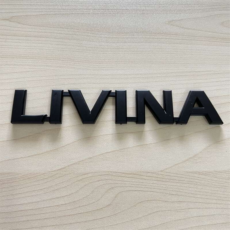เหมาะสำหรับโลโก้รถ Nissan Liwei โลโก้รถ Livina English Black Warrior Series