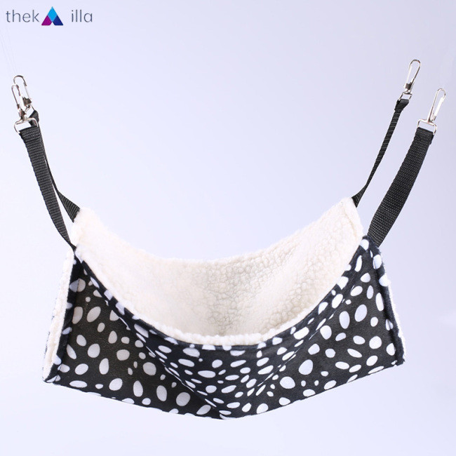 ของแท้ 100 !! ระบายอากาศได้ Pet Cat Nest เปลญวนแมวแบบแขวนแบบใช้สองด้านในกรงเหล็ก, อุปกรณ์สําหรับสัตว์เลี้ยง