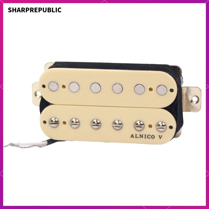[Sharprepublic] Alnico 5 Double Coils Humbucker Pickup สําหรับกีตาร์ ST SG Eletric