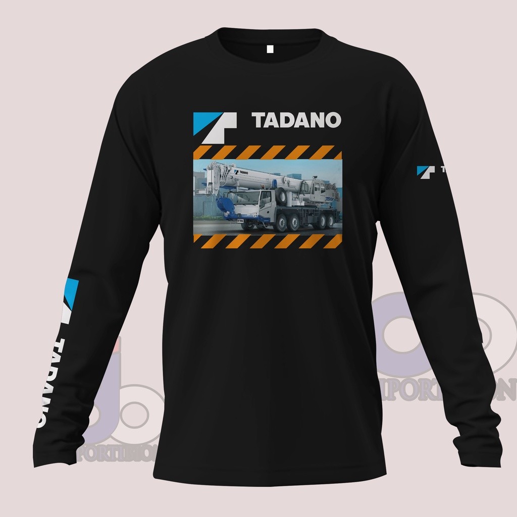 Tadano Crane Illustration/เสื้อยืดแขนยาว tadano Crane