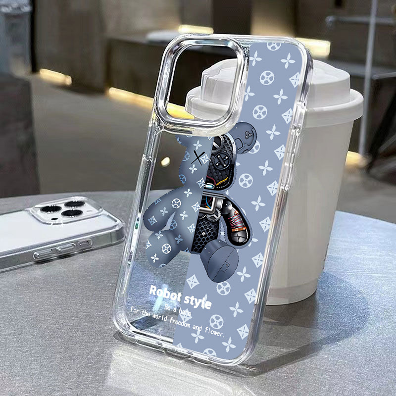 Aesthetic น่ารักหรูหราสําหรับ IPhone ปลอก 16 15 14 13 12 11 Pro Max 8 7 Plus X XR XS Soft TPU ซิลิโคนฝาครอบโทรศัพท์