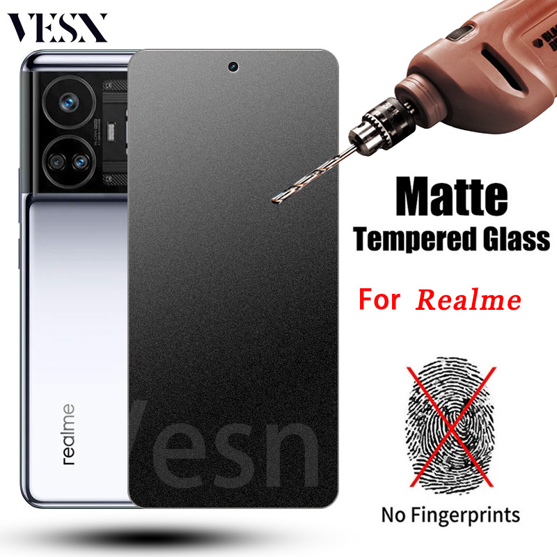 ฟิล์มกระจกด้าน ใช้สำหรับ ช่วยลดรอยนิ้วมือ Realme GT5 GT3 GT2 GT Neo 5 3 3T 2 2T Master Narzo 70 70x 60 60x 50 50i 50A Prime 30 30A 20 Pro Note 60 50 4G 5G 2024
