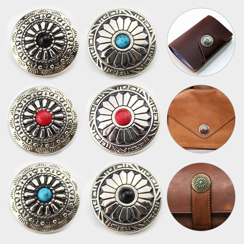 20 มม.เงินปุ่มโลหะเล็บ Rivet กระเป๋าหนัง Snap Fastener เย็บอุปกรณ์เสริม DIY Garment Craft