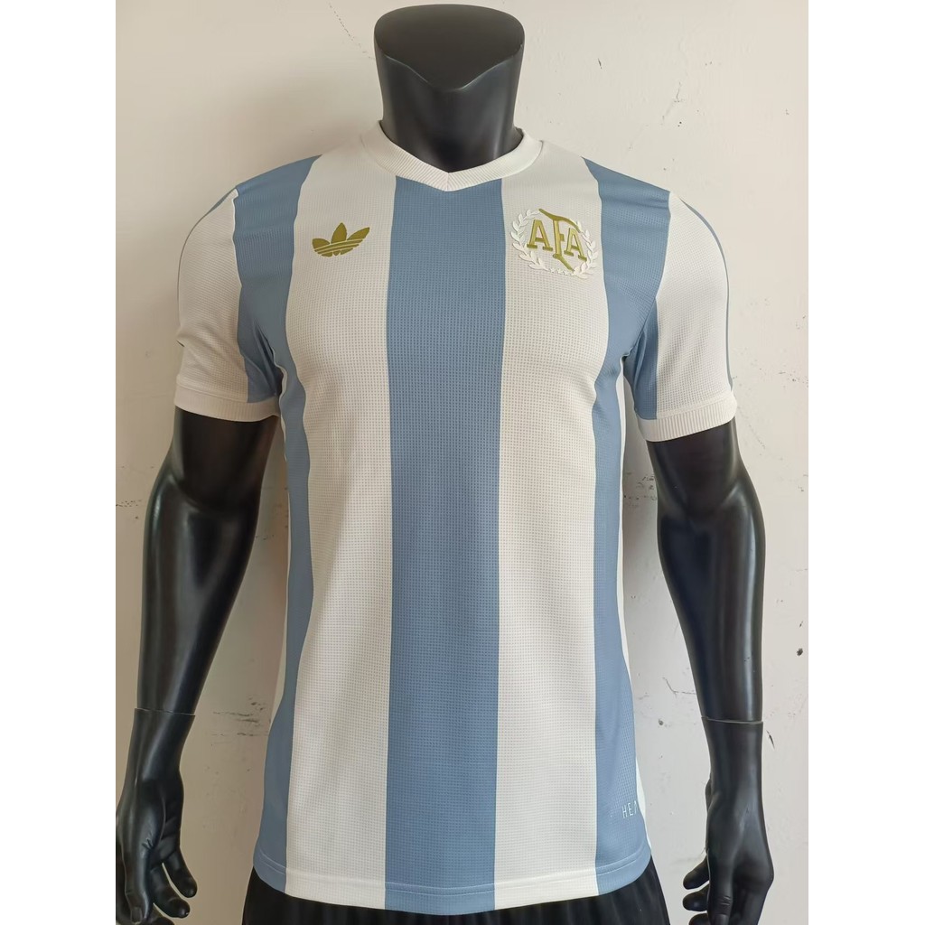 Player Version 24/25 50th Anniversary of Argentina Football Jersey Short Sleeved Soccer Version
