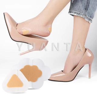 Yuanta 10Pcs/pack สติกเกอร์เจล ป้องกันอาการการกัดของรองเท้า สําหรับติดเท้า นุ่มสบาย ไม่ทำร้ายผิว heel stickers