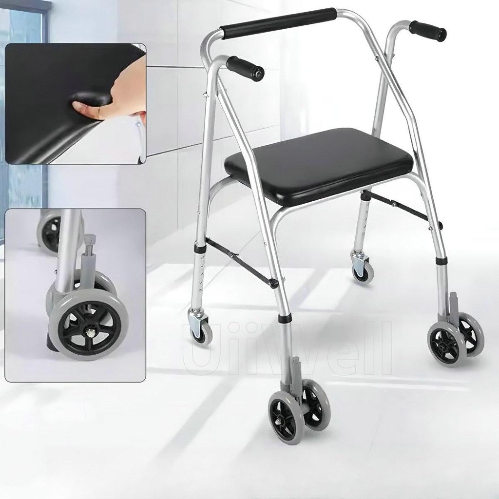 UiiWell วอล์คเกอร์ Walker อุปกรณ์ช่วยเดิน Karma รุ่น WK80 พับได้  คละสี