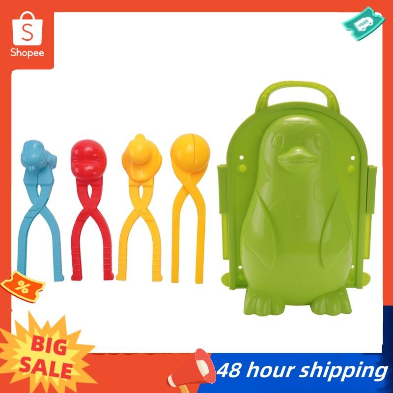 พร้อมสต็อก ของเล่นหิมะชุด 5 ชิ้น Snowball Maker เครื่องมือหิมะของเล่นเด็กฤดูหนาวของเล่นกลางแจ้ง Snow Ball คลิปเกมหิมะสําหรับเด็กและผู้ใหญ่