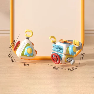 ✅COD✅ของเล่นเด็ก 10 in 1 Busy Board Cube Montessori พัฒนาการของสมอง การพัฒนาของเล่น