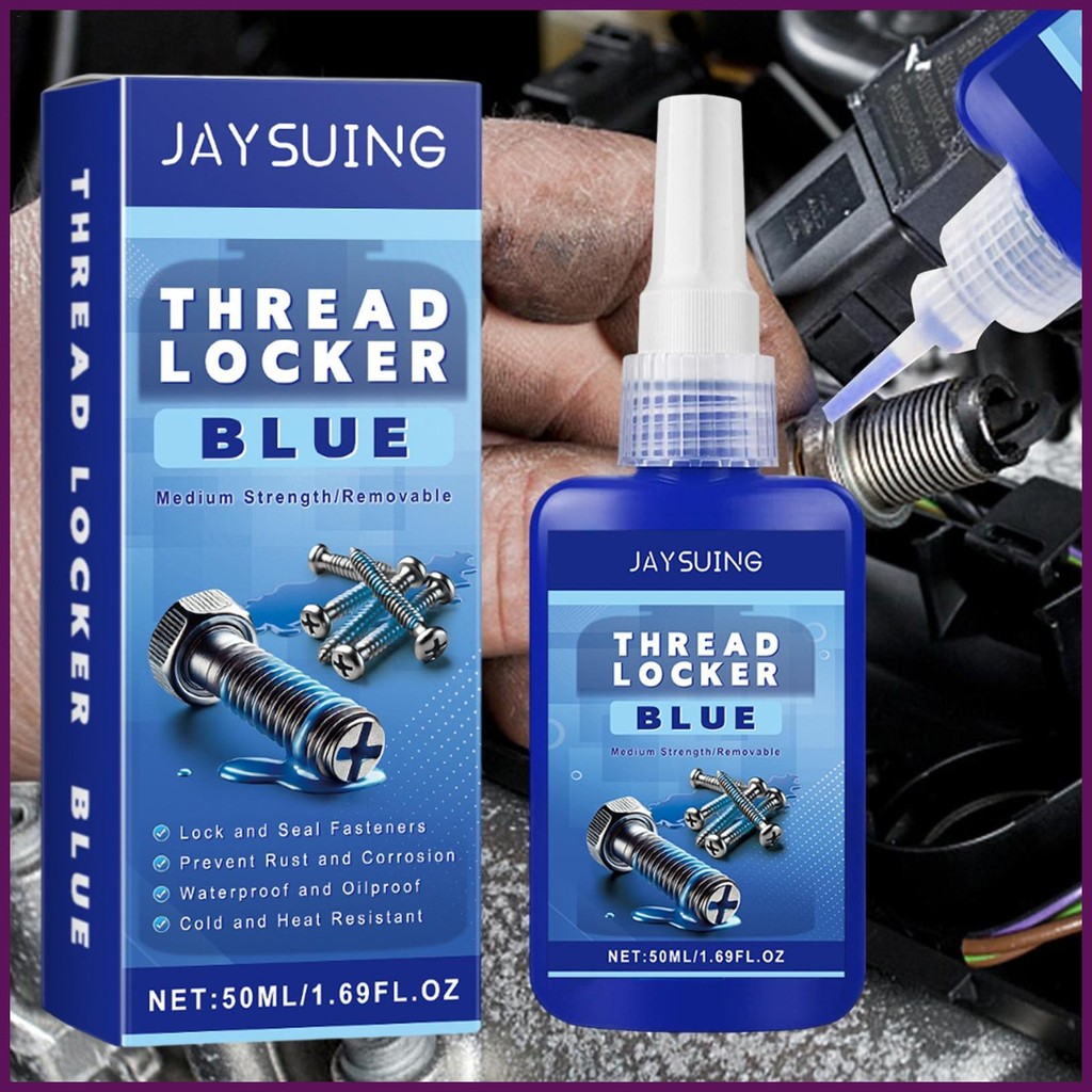 Thread Locking Compound Strong กาว Thread Locker Repair Liquid Sealant 50ml Threadlocker ด้ายที่ถอดอ