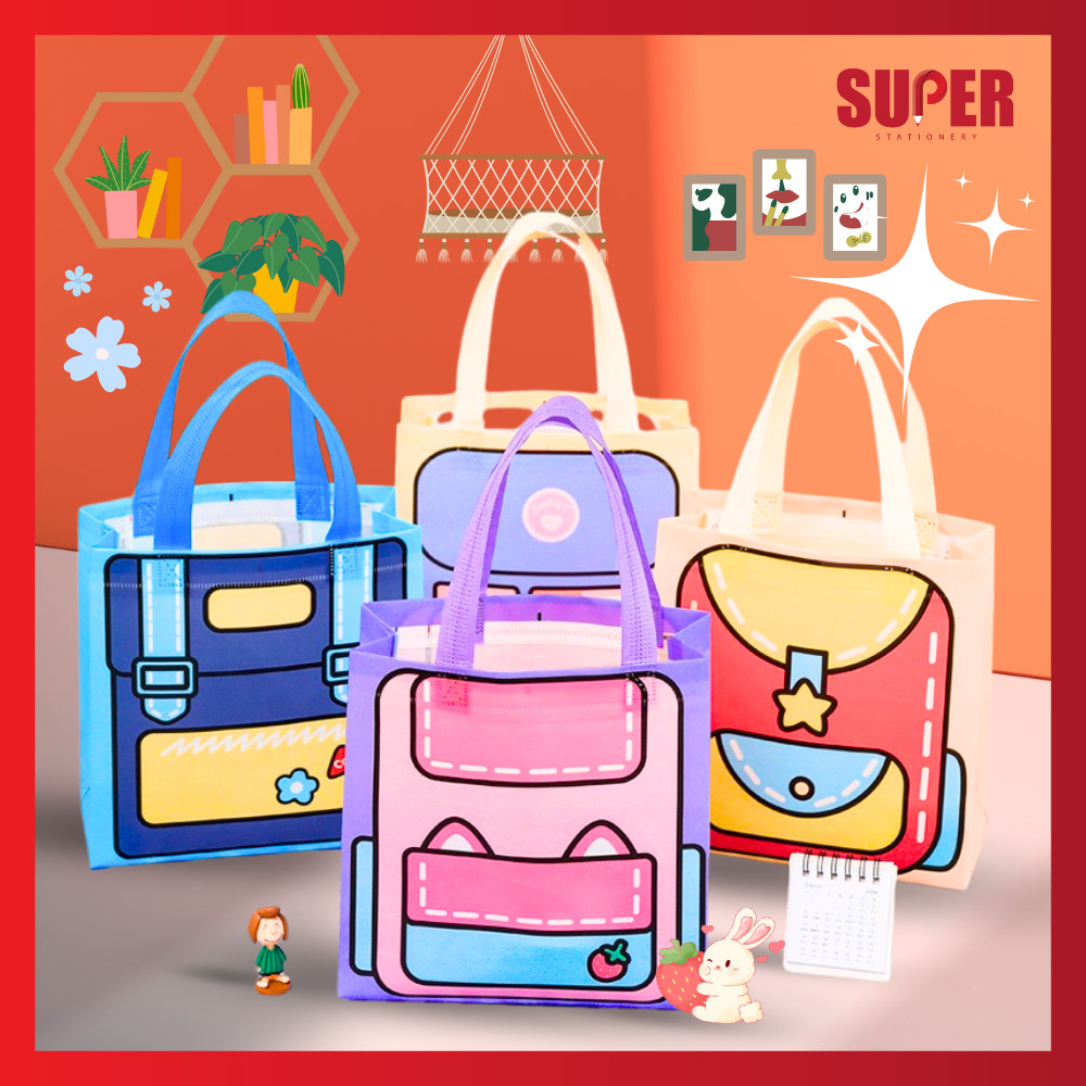 [Super Stationery] Kids Goodies Bag Birthday Bag Bag Party Kids Bag Storage Bag Beg Anak Sekolah Had