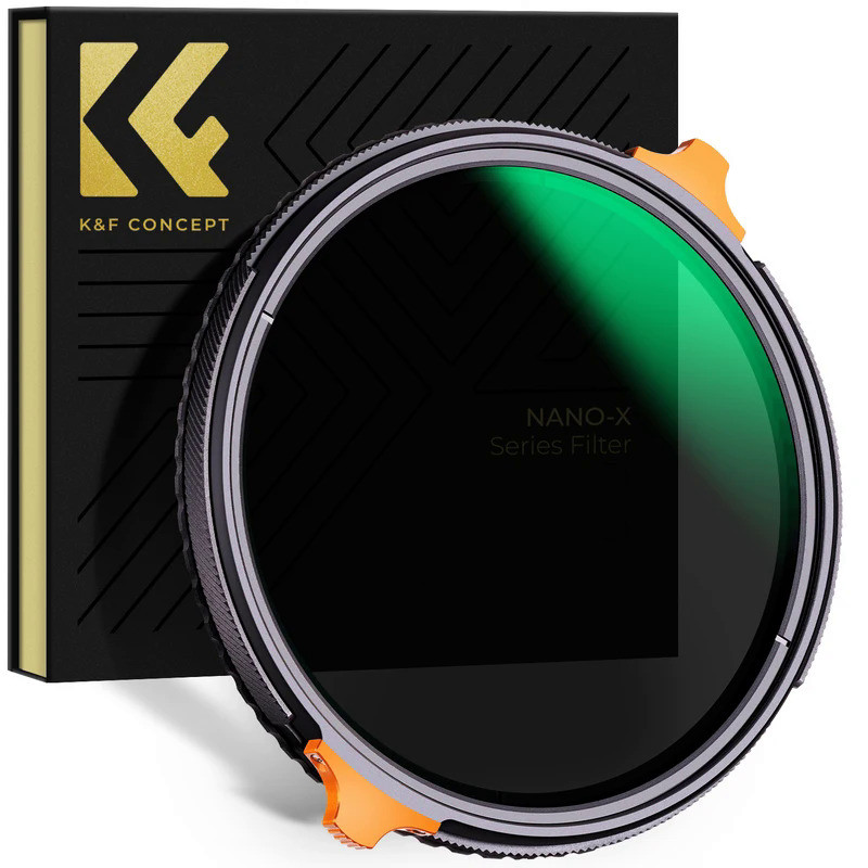 K&F CONCEPT 37-82 mm Variable ND4 to ND64 ND CPL Circular Polarizing Filter Nano X Camera Lenses Fil