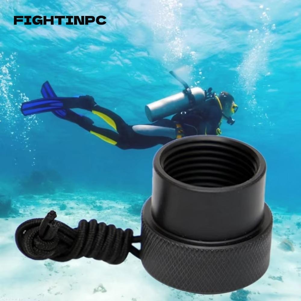 Fightinpc Dust Cap DIN สําหรับวาล์วถังดําน้ํา ป้องกันฝุ่น น้ําหนักเบา ทนทาน First Stage