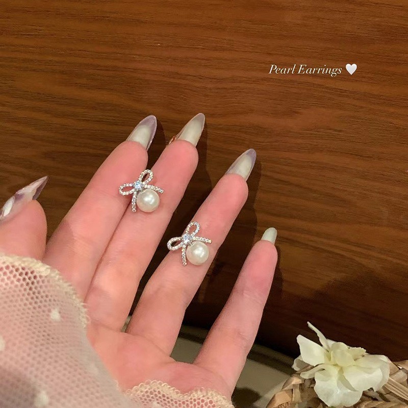 เงินมินิน่ารัก Shine ต่างหู PIercing ต่างหูอุปกรณ์เสริมผู้หญิงสาว