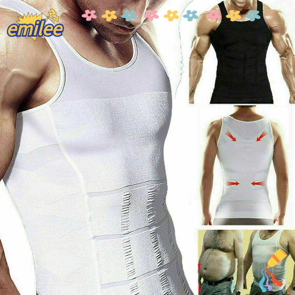 Emilee Body Shaper ชุดชั้นในกีฬาเสื้อชุดกระชับสัดส่วนผู้ชาย