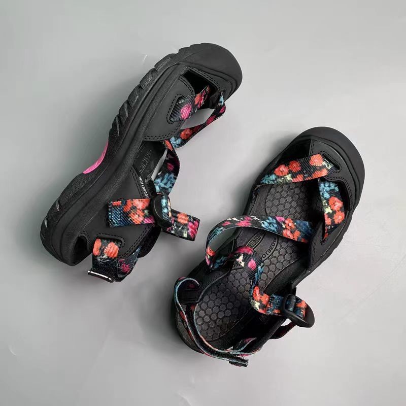 Koen ZERRAPORT II ฤดูร้อนกลางแจ้ง Anti-slip Camping เดินป่า Creek-tracing รองเท้าผู้ชายผู้หญิงสไตล์เดียวกัน Baotou รองเท้าชายหาด
