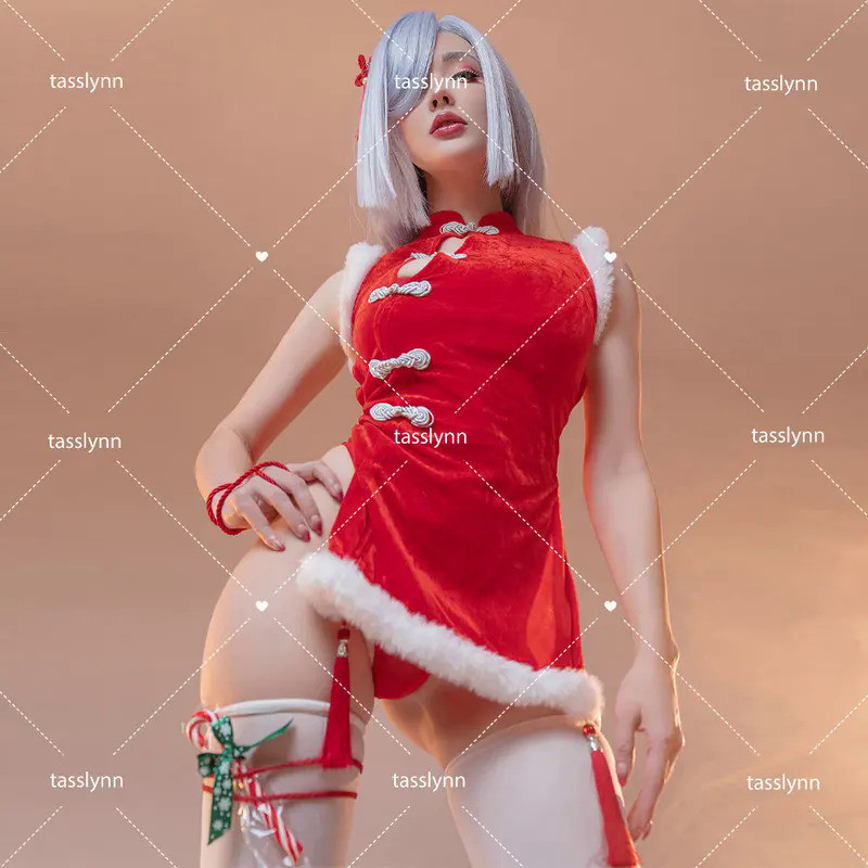 M  Game Genshin Impact Cosplay Halloween Shenhe Christmas Dress Shenhe Cosplay Girls Party Halloween