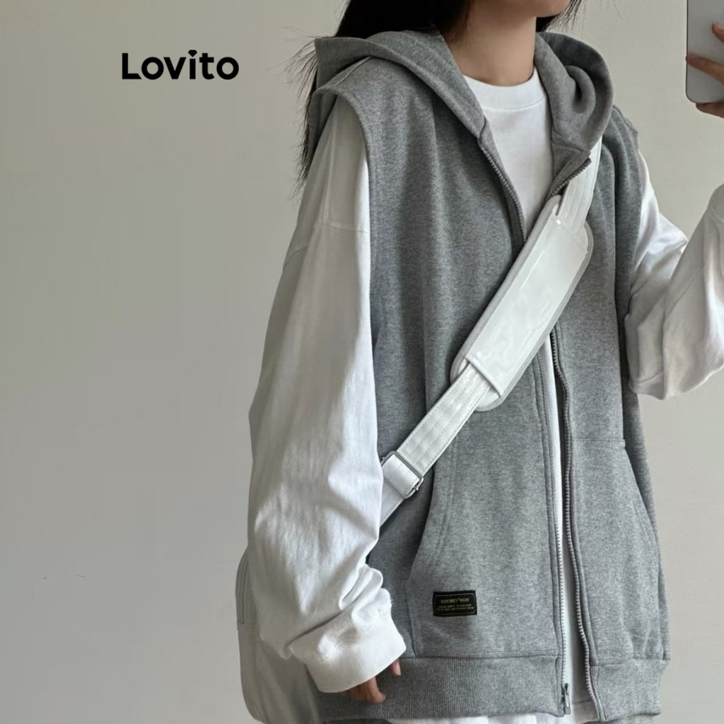 Lovito แจ็คเก็ตพื้นฐานสำหรับผู้หญิง LNA79374