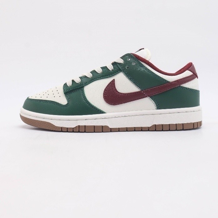 Nike SB Dunk low White สีเขียว low-top s66e