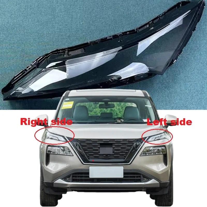 รถวิ่งกลางวันไฟฝาครอบไฟหน้า Daylight Shell โปร่งใสโคมไฟ Plexiglass สําหรับ Nissan X-Trail 2021 2022 