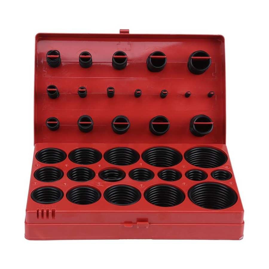 【พร้อมส่ง】ยางโอริง ชุดยางวงแหวน อเนกประสงค์ คุณภาพสูง 419 ชิ้น O-Ring 419pcs พร้อมกล่องพลาสติก (กล่องแดง) ราคา ถูกที่สุด ดีลบีเคเค แกลเลอรีภาพที่ 4