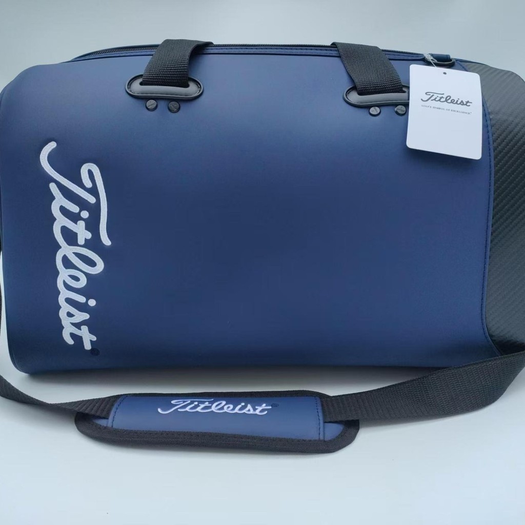 ไทเทิลลิสต์ กอล์ฟเสื้อผ้ากระเป๋าผู้ชายผู้หญิงแบบพกพากันน้ําน้ําหนักเบากระเป๋ารองเท้าจัดเก็บไหล่บอสตันกระเป๋าเดินทาง - รูปที่ 4