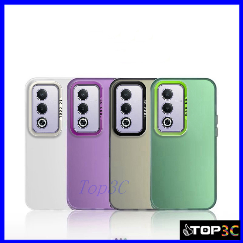 กรณี OPPO A3 Pro 5G/A38/A18/A57/A77S/A58/A60/A79 5G IMD แฟชั่น Hard Shell เคสโทรศัพท์ CYK
