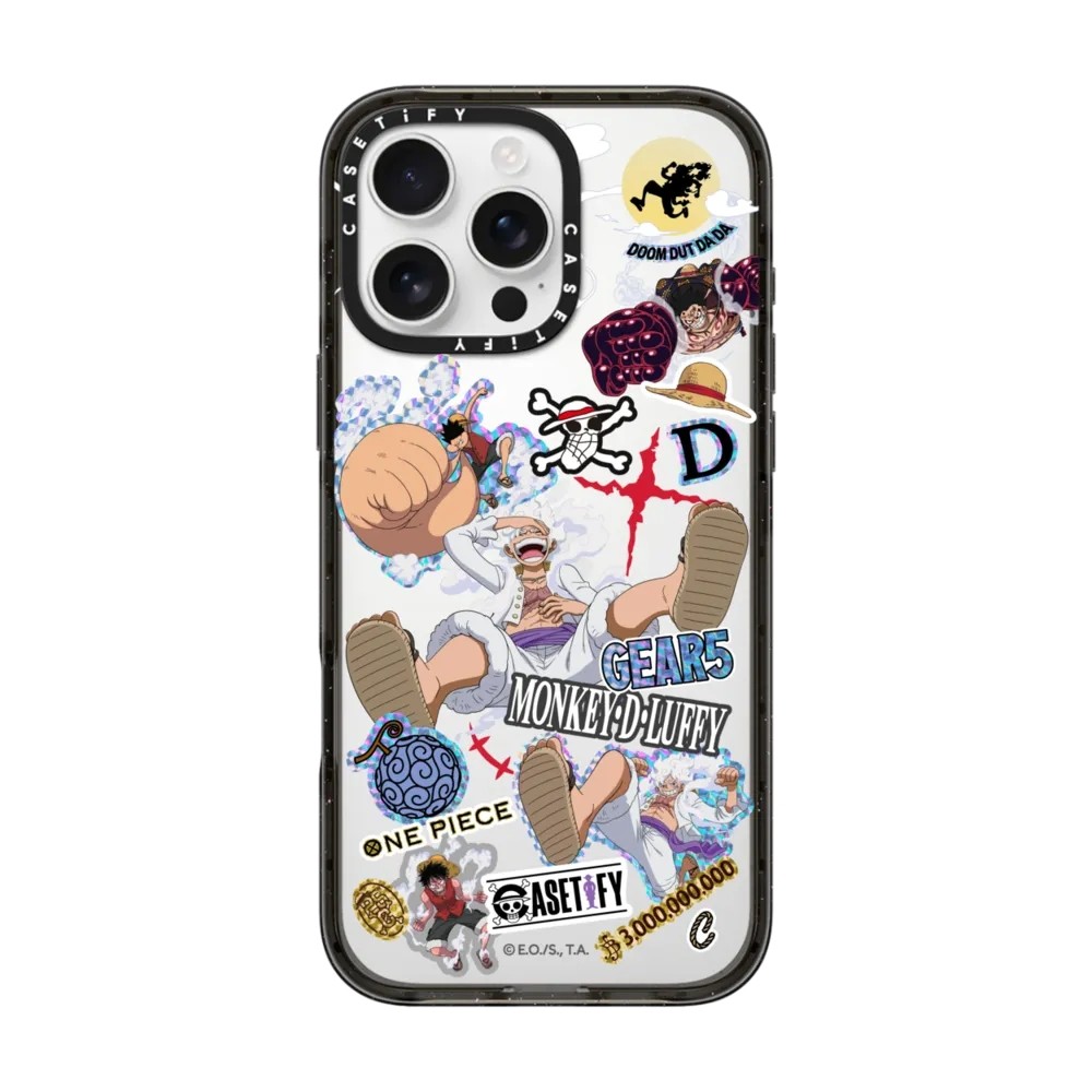Casetiy ONE PIECE 25th Chronicle Soft CaseสําหรับiPhone 16 15 14 Plus 11 12 13 Pro MaxกันกระแทกTPUซิลิโคนปลอก