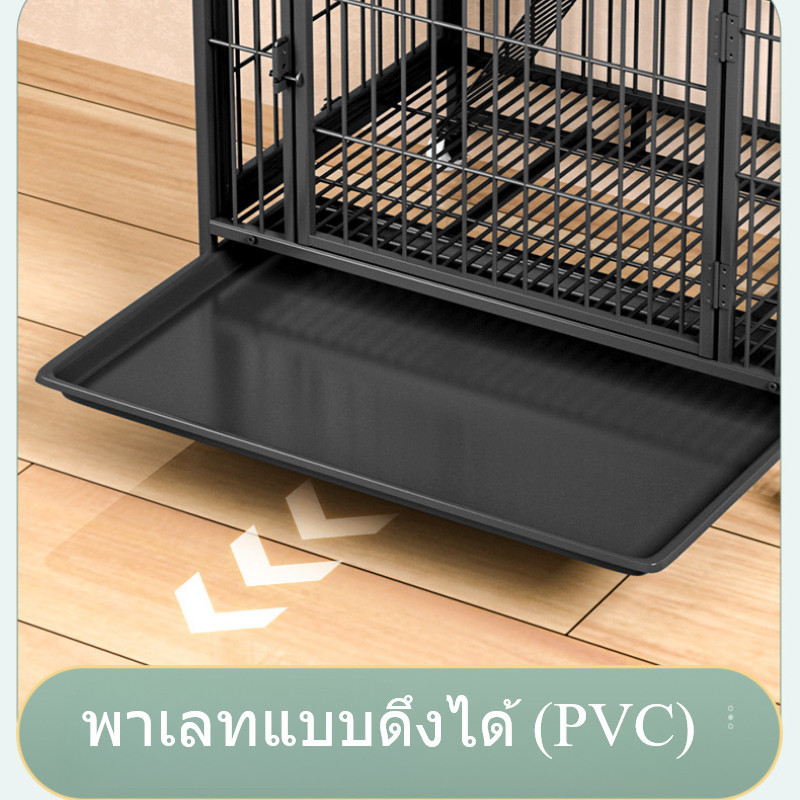 BHQ กรงเเมวพับได้ กรงแมวขนาดใหญ่ กรงแมว กรงสัตว์เลี้ยง รงกระต่าย มีชั้นลอยพร้อมบันได กรงหมา - รูปที่ 2