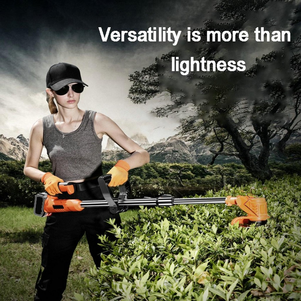 ตัดหญ้าแบตonsen เครื่องตัดหญ้า onsen มีแป้นล้อพิเศษ เครื่องตัดหญ้าไฟฟ้า