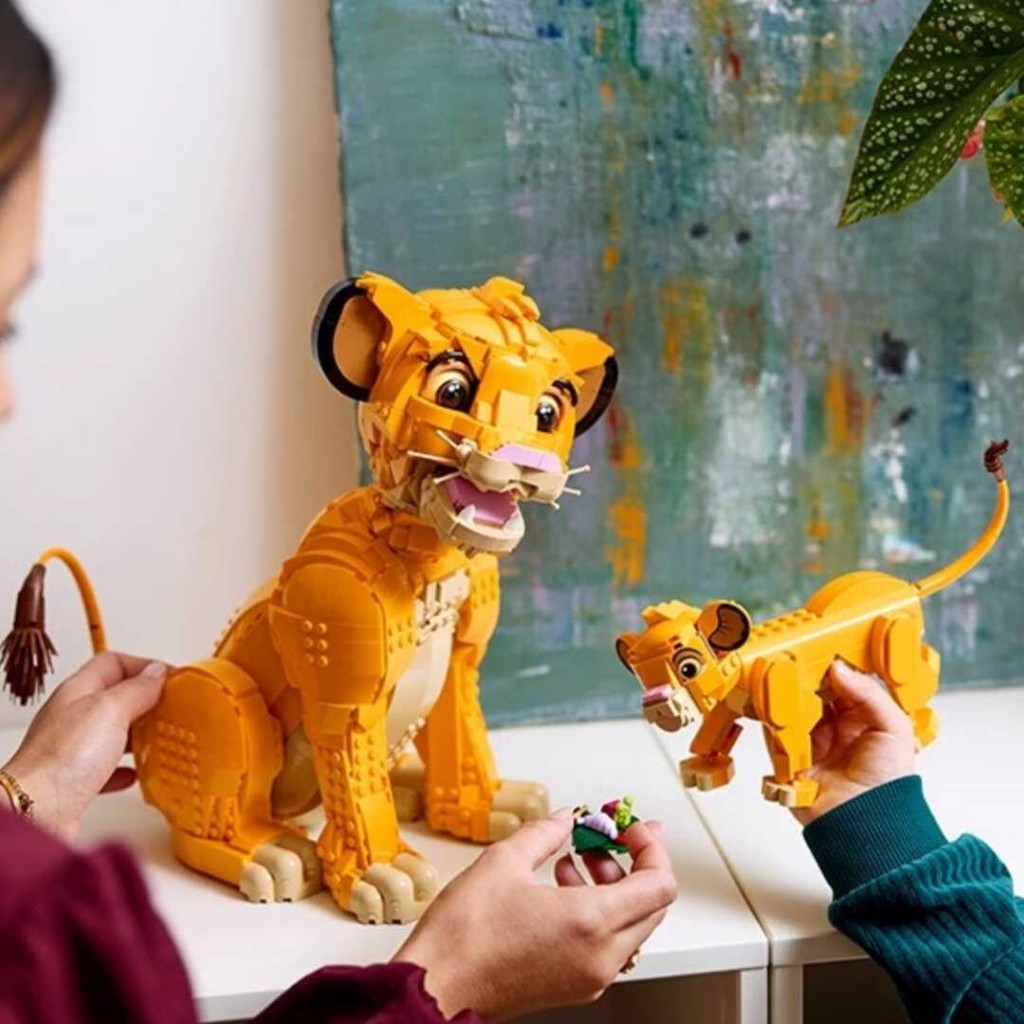 เข้ากันได้กับ Lego Disney 43247 Lion King Simba 43243 Children's Edition ของเล่นสำเร็จรูปสำหรับเด็ก